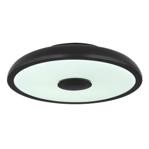 Plafoniera LED RGB cu telecomanda si difuzor RAFFY negru 241077 universul-luminii.ro