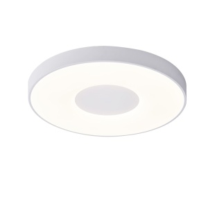 Plafoniera LED Smart dimabila cu telecomanda COIN 65cm alba