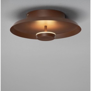 Plafoniera LED stil modern DORELL maro inchis - Img 4