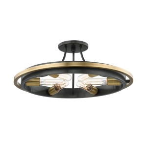 Plafoniera, lustra aplicata, design vintage CHAMBERS