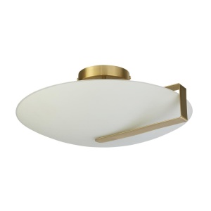 Plafoniera, Lustra aplicata moderna Sundial auriu