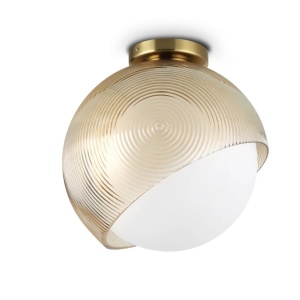 Plafoniera moderna BLOOM PL1 D30 OTTONE