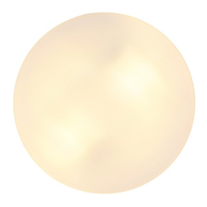 Plafoniera pentru exterior design modern IP44 Vranos negru, opal 24cm 134827 universul-luminii.ro