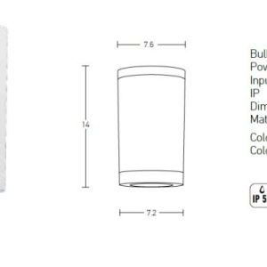 Plafoniera, spot aplicat pentru iluminat exterior, IP54 Dear negru 118157 universul-luminii.ro