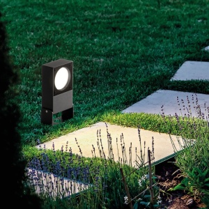 Proiector Exterior, Alb, Protectie IP65, 1xGX53, Sirio pr1 166247 universul-luminii.ro