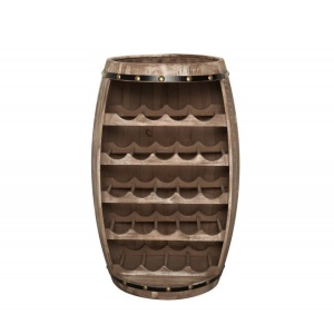 Raft pentru sticle- Bar design colonial Chateau 80cm natur