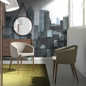 Scaun cu brate design italian Rosalya AC-DC685 - Img 9