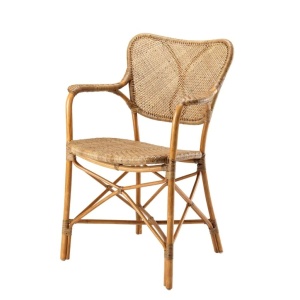 Scaun cu brate elegant din rattan, design LUX, Colony 110010 HZ