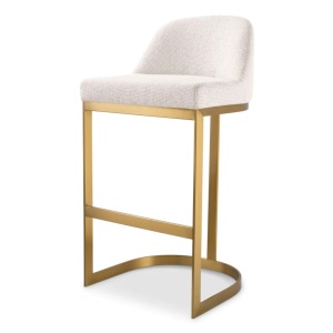 Scaun de bar design LUX, Bar Stool Condos alb - Img 2