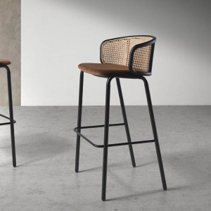 Scaun de bar design modern Rattan