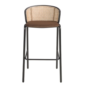 Scaun de bar design modern Rattan - Img 4