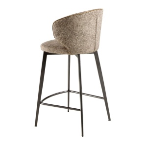 Scaun de bar LUX design italian Brown marbled - Img 4