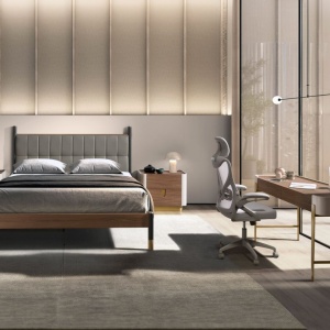 Scaun de birou pivotant design LUX Grey - Img 8