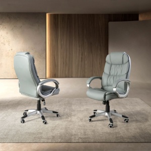 Scaun de birou pivotant design LUX Grey - Img 4