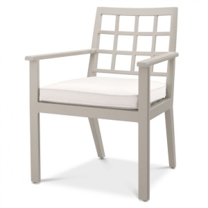 Scaun de interior/ exterior elegant design LUX Cap-Ferrat, sand 113739 HZ
