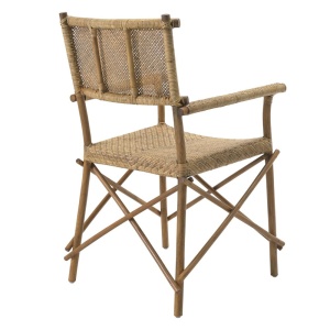 Scaun design clasic din rattan Johor, natur 114647 HZ - Img 3