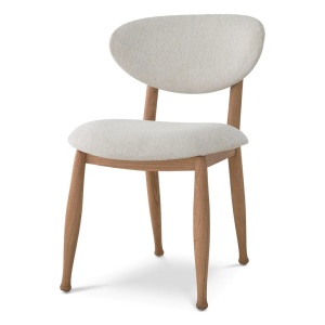 Scaun design elegant LUX Allston, sentier cream/ natur
