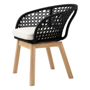 Scaun design natural pentru interior si exterior Trinity - Img 5