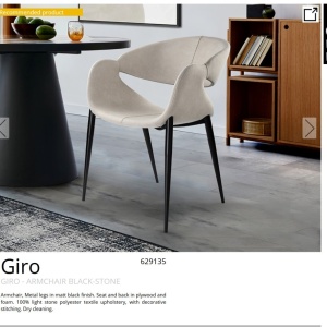 Scaun dining design elegant Giro - Img 7