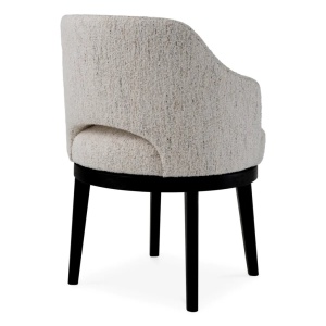 Scaun dining design LUX Sofia, Seashell off white - Img 4