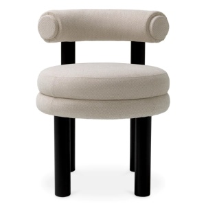 Scaun dining elegant design LUX Zoey, Fisher sand - Img 3