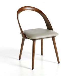 Scaun elegant design italian Banker AC-CH1512-NOGAL