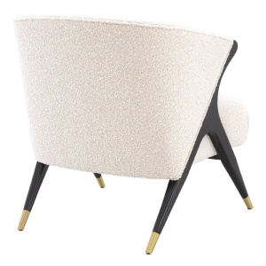 Scaun LUX design modern Pavone boucle cream - Img 4