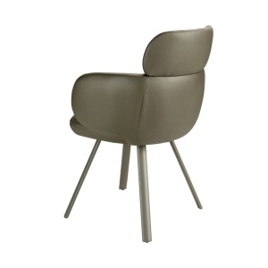 Scaun modern design italian Olive green - Img 4