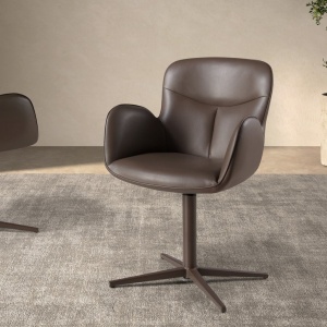 Scaun modern pivotant piele sintetica Maro