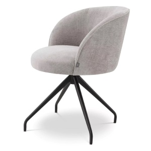 Scaun pivotant design elegant LUX Masters, Sisley grey - Img 4