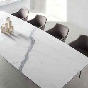 Scaun tapitat design italian Tomika AC-A116 - Img 12