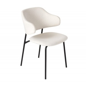 Set 2 scaune stil modern Tracy Alpine, boucle alb