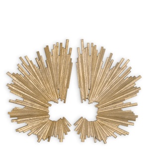 Set de 2 decoratiuni de perete design LUX Bryant