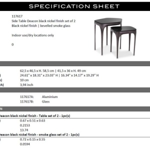 Set de 2 masute design LUX Deacon - Img 5