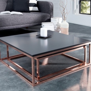 Set de 2 masute design modern Elements, cupru/ antracit A-37733 VC - Img 3