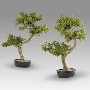 Set de 2 Plante artificiale, Bankan II BONSAI 49cm
