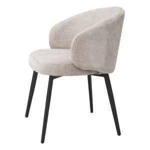Set de 2 scaune cu brate design LUX Lloyd, Sisley bej - Img 6