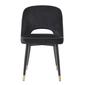 Set de 2 scaune design elegant Cliff, negru 114401 HZ - Img 3