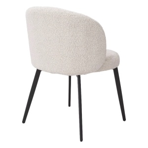 Set de 2 scaune design LUX Lloyd, boucle crem - Img 4
