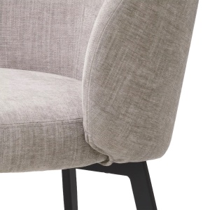 Set de 2 scaune design LUX Lloyd, Sisley gri - Img 2