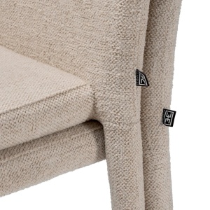 Set de 2 scaune elegante design LUX Leiza, Renato off-white - Img 7