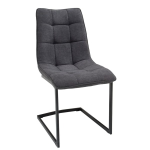Set de 2 scaune elegante Miami, gri inchis vintage A-38501 VC