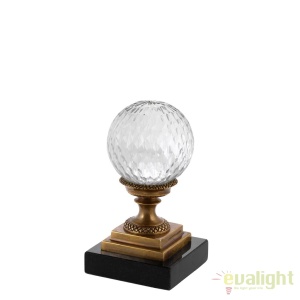 Set de 3 obiecte decorative LUX Divani alama finisaj antic 110081 HZ - Img 4