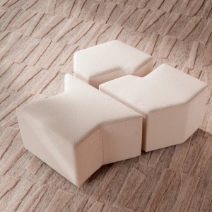 Set de 3 tabureti design LUX Filbert - Img 2