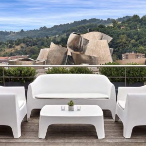 Set de 4 Masute de cafea moderne de exterior / interior design premium SOLID COFFEE TABLE Vondom - Img 7