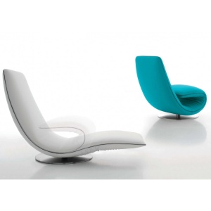 Sezlong cu mecanim de pliere/ Fotoliu design LUX Ricciolo TC 7865
