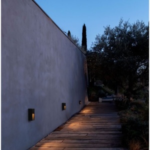 Spot aplicat perete exterior IP65 MAZU negru - Img 9
