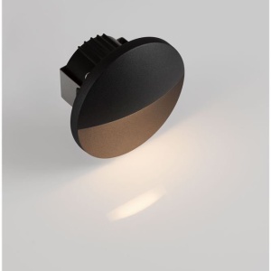 Spot aplicat perete exterior LED 2700K IP65 Toc negru - Img 5