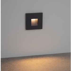 Spot aplicat perete exterior LED 3000K IP65 Pik negru - Img 3
