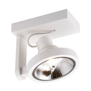 Spot aplicat tavan directionabil design modern MASTER 111 SL alb - Img 1